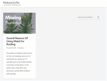 Tablet Screenshot of mukuna.co.nz